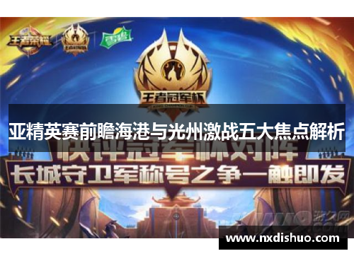 亚精英赛前瞻海港与光州激战五大焦点解析 亚精英赛前瞻海港与光州激战五大焦点解析